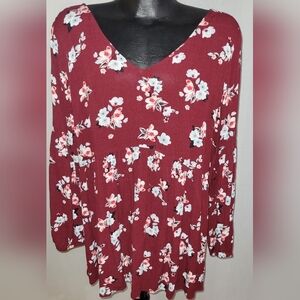 LANE Bryant Loose Fit Blouse Size 14/16